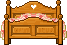 Pixel art of a bed by Cherish.